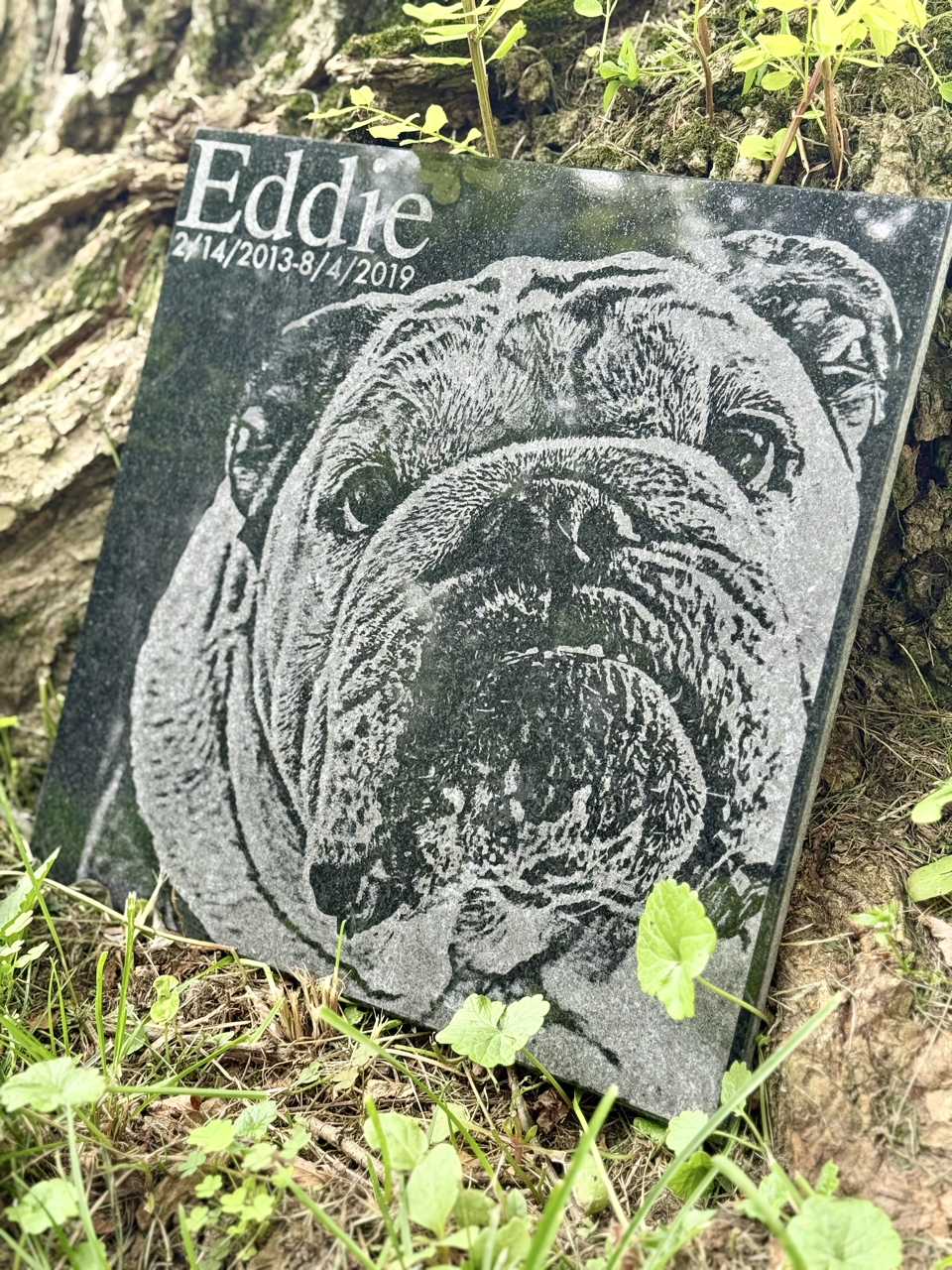 12x12 Granite Pet Memorial